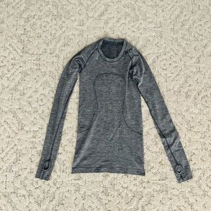 LULULEMON Long Sleeve Top with Shimmer
